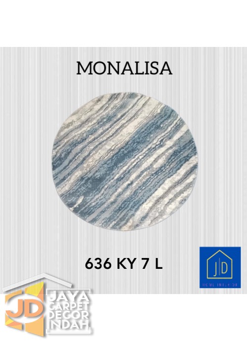 Permadani Monalisa Bulat 636 KY 7 L Ukuran 120 cm x 120 cm, 160 cm x 160 cm